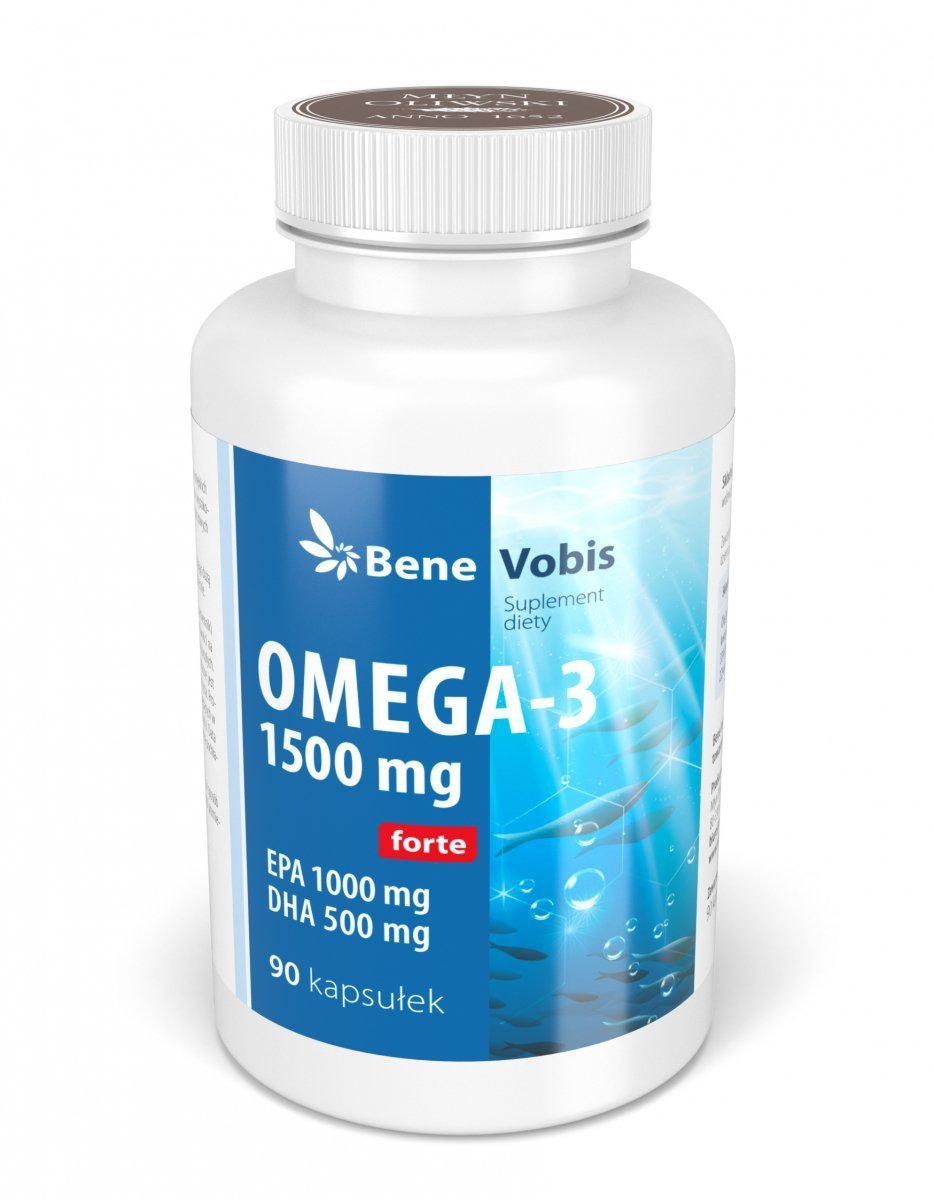 Suplement diety, Młyn Oliwski, Omega-3 FORTE EPA1000/DHA500 mg, 90 kaps.