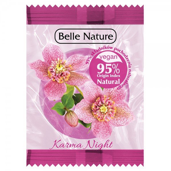 Belle Nature, Pastylka do Kąpieli, Karma Night, 24g