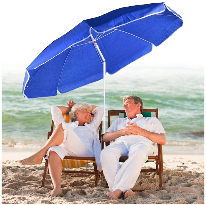 Parasol Plażowy W Kolorze Niebieskim