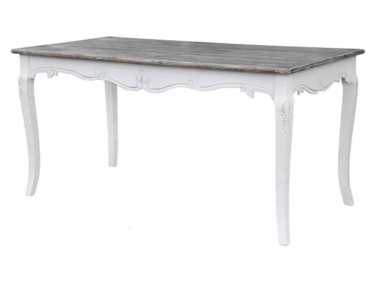 Vintage LivinHill LIVINHILL STÓŁ RIMINI WHITE 026 KUCHNIA/JADALNIA/SALON RETRO BIAŁY 80x160 RI026W