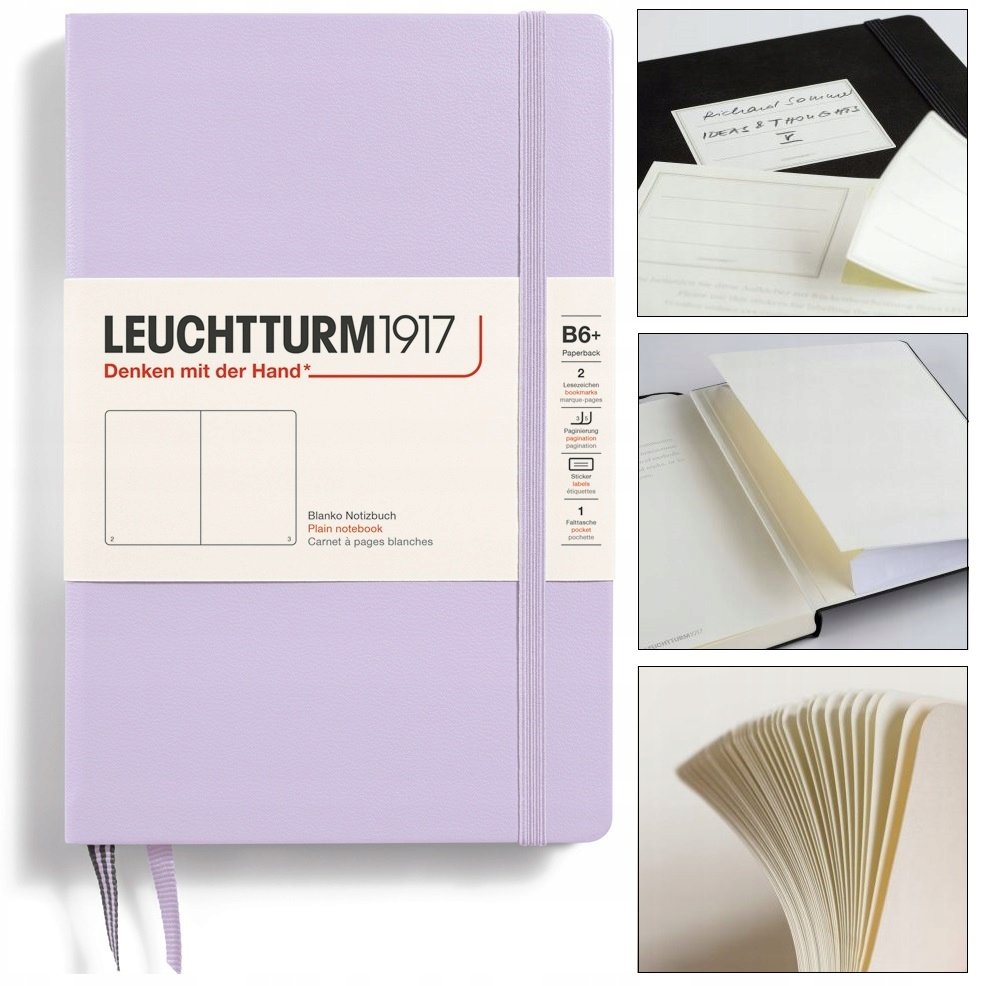 LEUCHTTURM1917 Notatnik Notes Twardy B6 Gładki