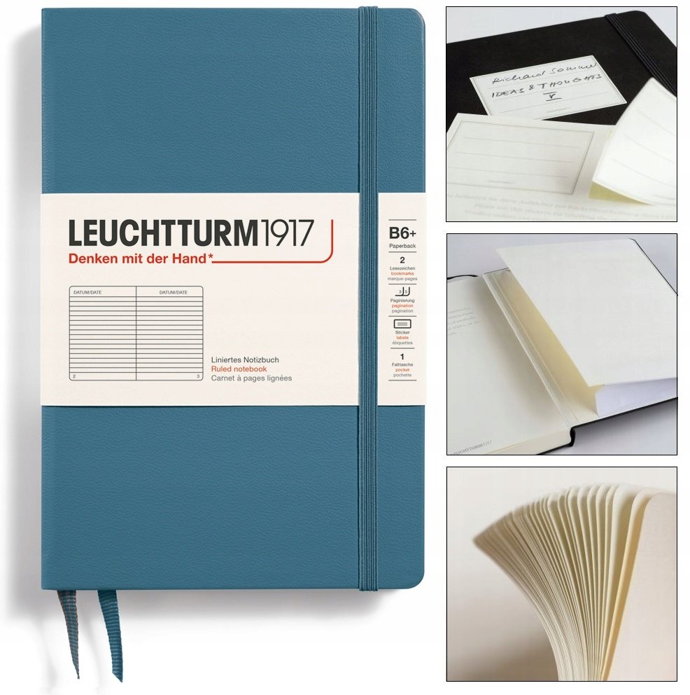 LEUCHTTURM1917 Notatnik Notes Twardy B6 Linia