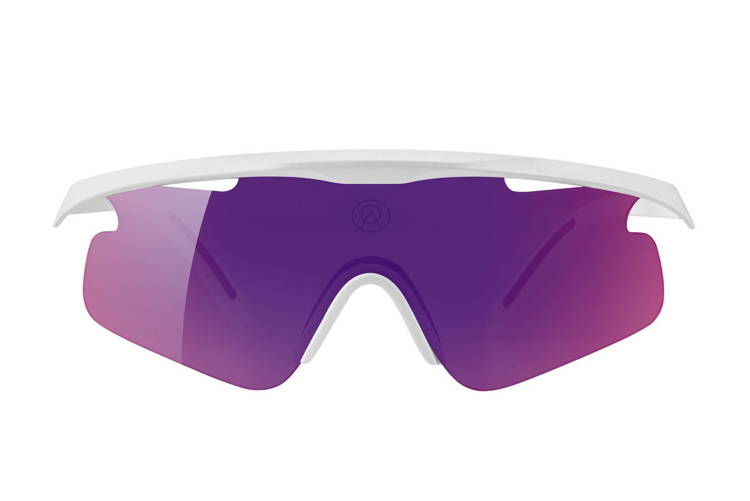 ALBA OPTICS okulary przeciwsłoneczne MANTRA wht/ml vzum plasma