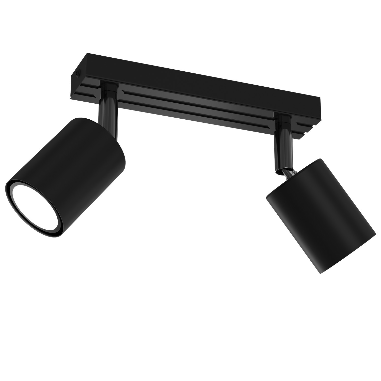 Luminex Terra 9943 plafon lampa sufitowa spot 2x8W GU10 czarny