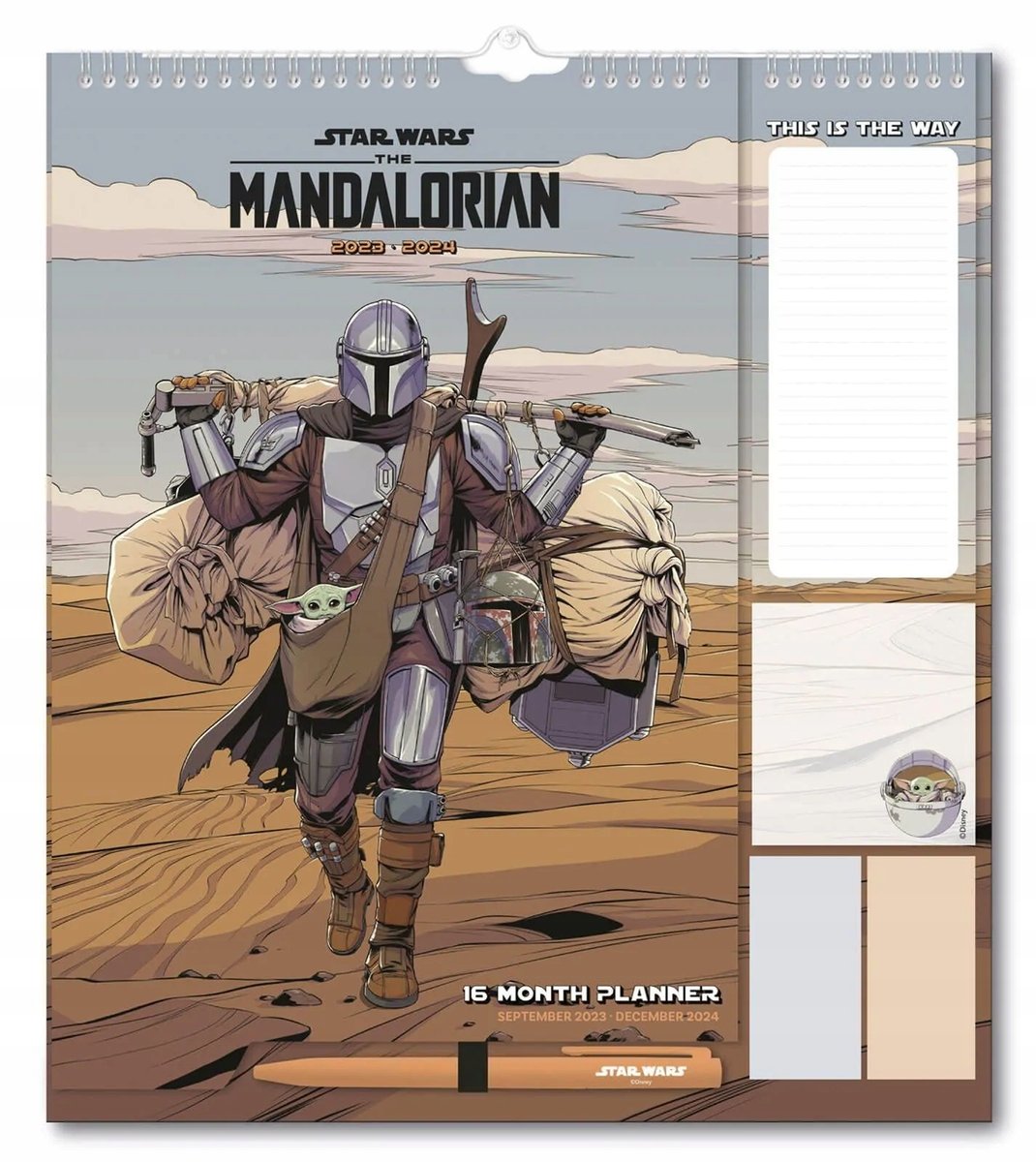 The Mandalorian Kalendarz Planer Ścienny 2023 / 20