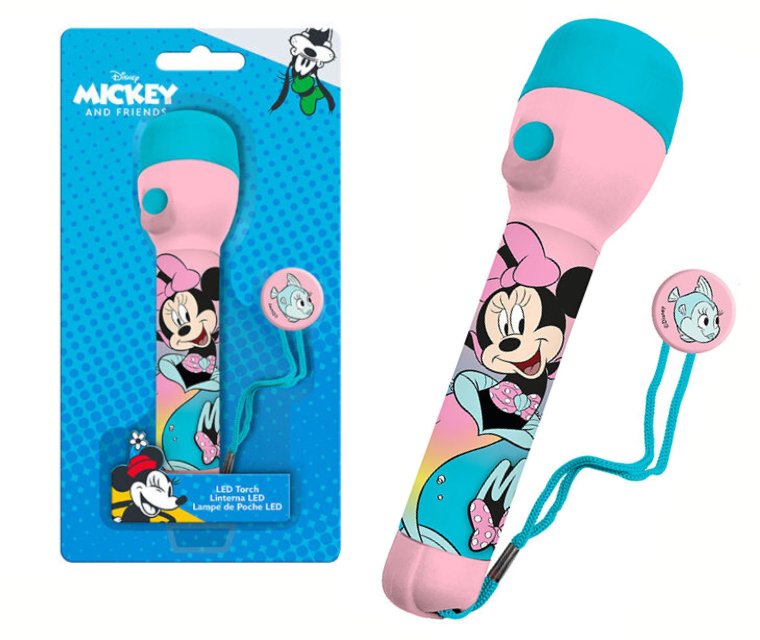 Latarka LED dla dzieci MYSZKA MINNIE MOUSE 16cm