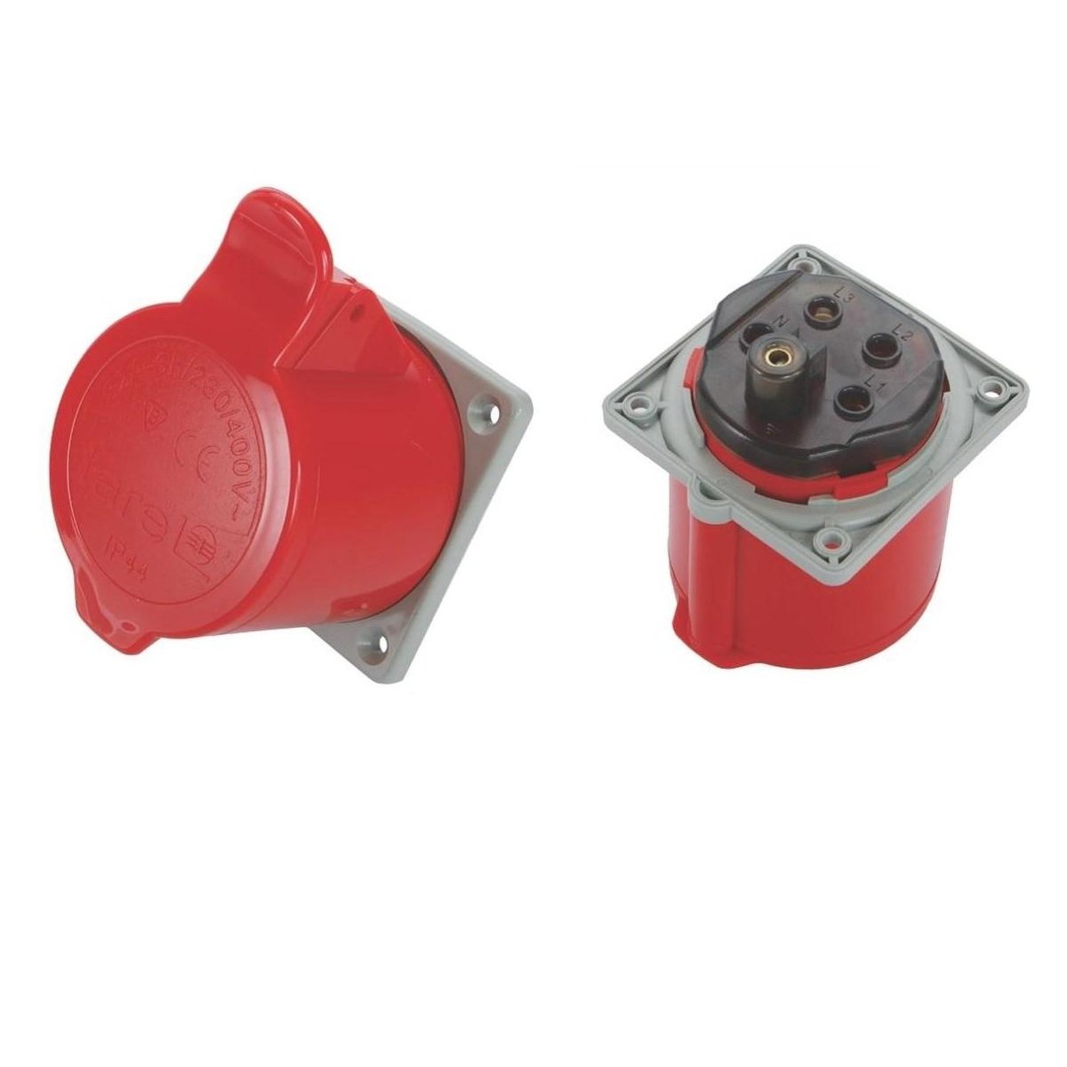 Tarel Gniazdo tablicowe proste 16A 400V 4p Tarel t_154