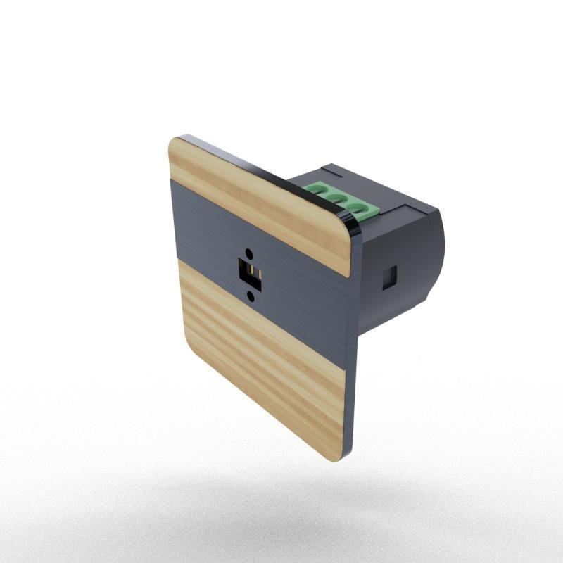 Laserowy czujnik odległości DRL-12-59 sosna czarny F&F