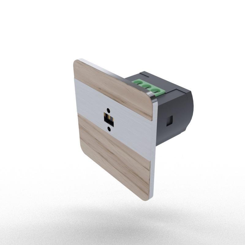 Laserowy czujnik odległości DRL-12-20 jesion satyna F&F