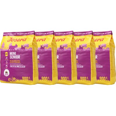Karma dla psa JOSERA MiniSenior Łosoś 5 x 900 g