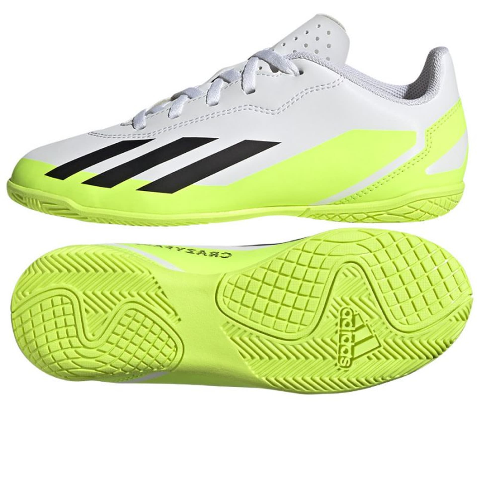 Buty piłkarskie adidas X Crazyfast.4 IN Jr (kolor Biały, rozmiar 32)