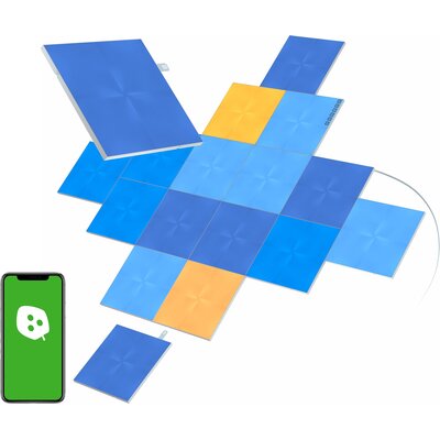 Nanoleaf Panele świetlne LED Nanoleaf Canvas, zestaw 17 sztuk 628110858375