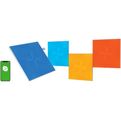 Nanoleaf Panele świetlne LED Nanoleaf Canvas, zestaw 4 sztuk 628110858047