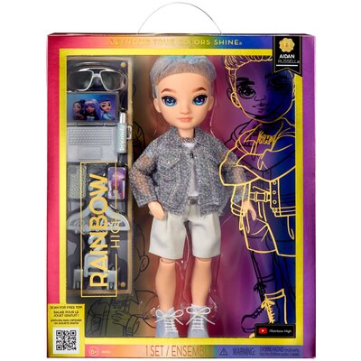 lalka rainbow. high fashion. aidan russell (purple) 583165