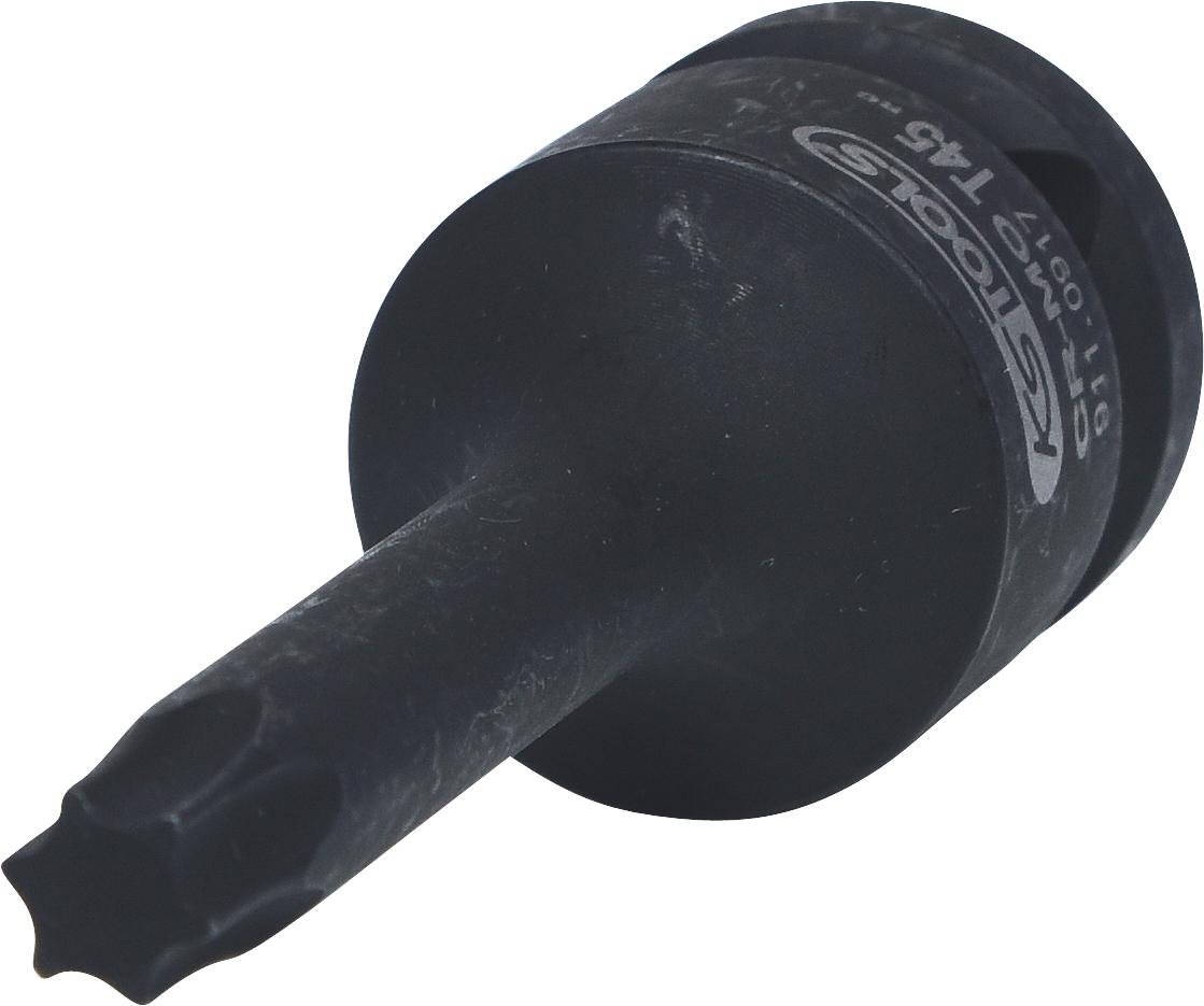 KS Tools 911.0917 1/2 cala bit do śrub TX-klucz nasadowy, długie, siły T45 4042146044001