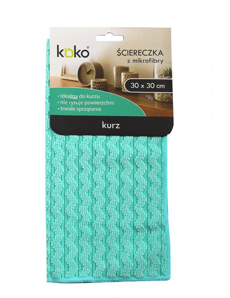 KOKO - Ścierka mikrofibra na kurz - 30x30 cm