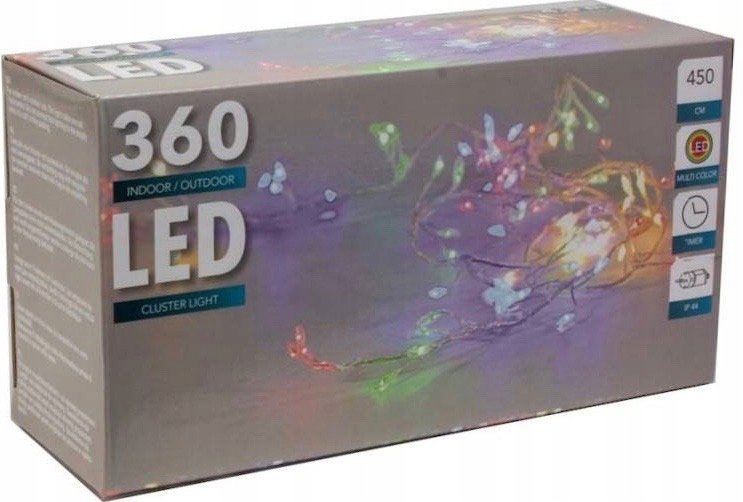 GIRLANDA LED OGRODOWA ŁAŃCUCH LAMPKI NA TARAS 230V