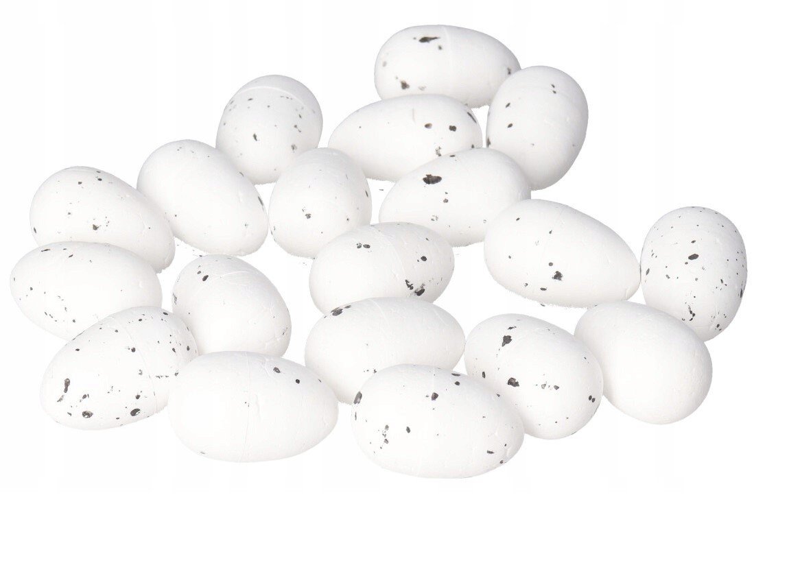 JAJKO JAJKA STYROPIANOWE NAKRAPIANE 20 SZT 3 CM