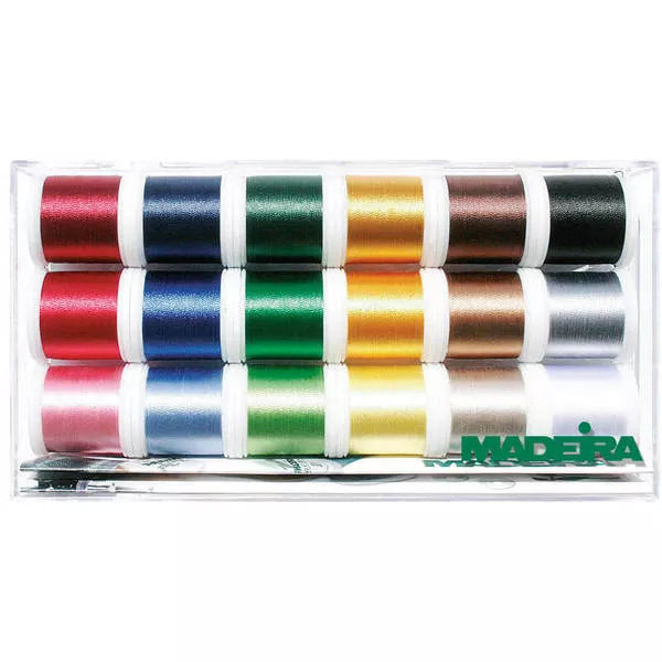 Zestaw Nici Hafciarskich Madeira 18 Szt.