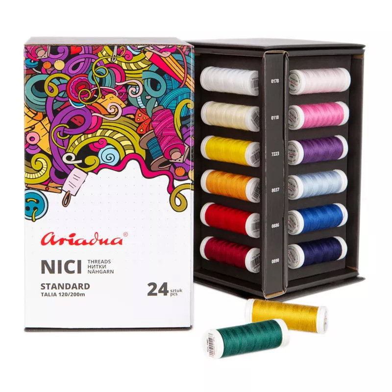 Zestaw 24 nici Ariadna Talia 120 w pudełku