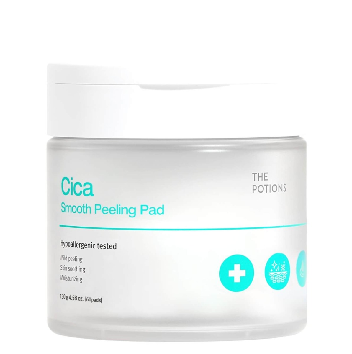 Фото - Засіб для очищення обличчя і тіла The Potions Cica Smooth Peeling Pad Złuszczające płatki do twarzy z kwasem