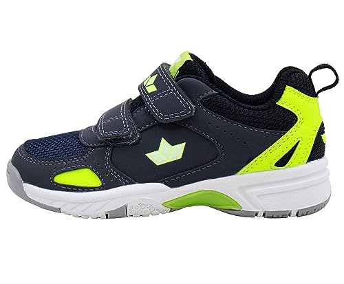 Lico Peyton V sneakersy chłopięce, uniseks, granatowe/lemonowe, 24 EU, Marine Lemon, 24 EU