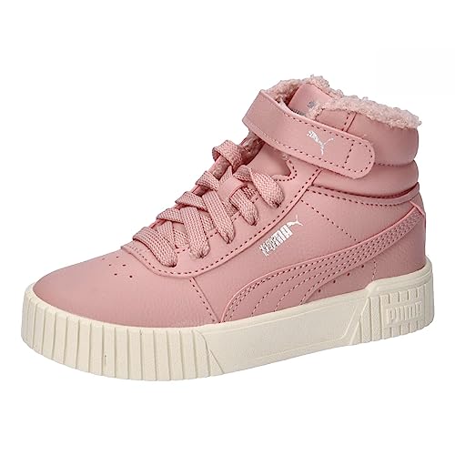 PUMA Carina 2.0 Mid WTR Ps sneakersy dziewczęce, Future Pink PUMA Silver Alpine Snow, 34 EU
