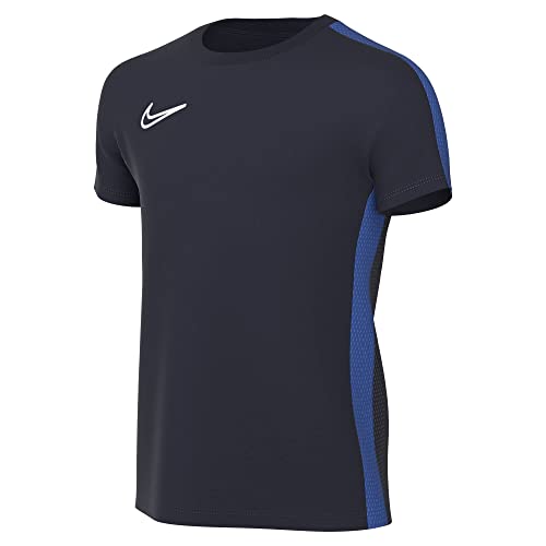 Nike Krótki rękaw Soccer Top Y Nk Df Acd23 Top Ss, Obsydian/Royal Blue/White, DR1343-451, S