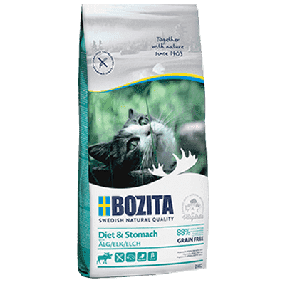 BOZITA Diet & Stomach Grain Free z łosiem 2 kg