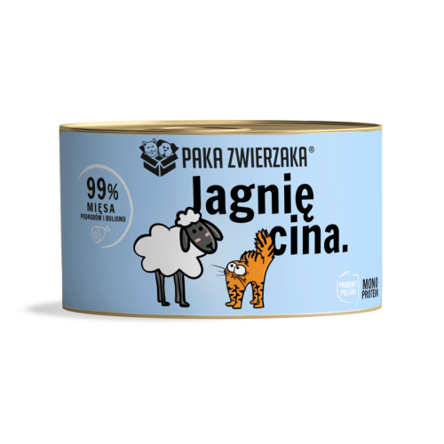 PAKA ZWIERZAKA Karma mokra KOT Jagnięcina 200g