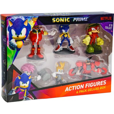 sonic prime figurka akcji zestaw 6 figurek mix