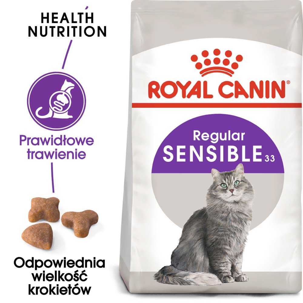 ROYAL CANIN  Sensible 33 2kg + niespodzianka dla kota GRATIS!