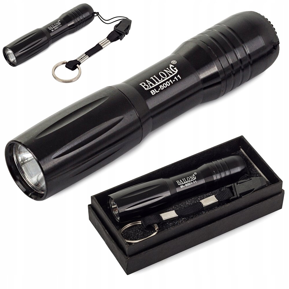 Latarka Taktyczna Mini Dioda Led Brelok Na Baterie
