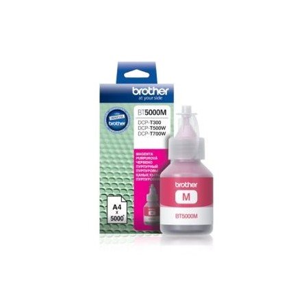 Butelka z tuszem BROTHER BT5000M Magenta