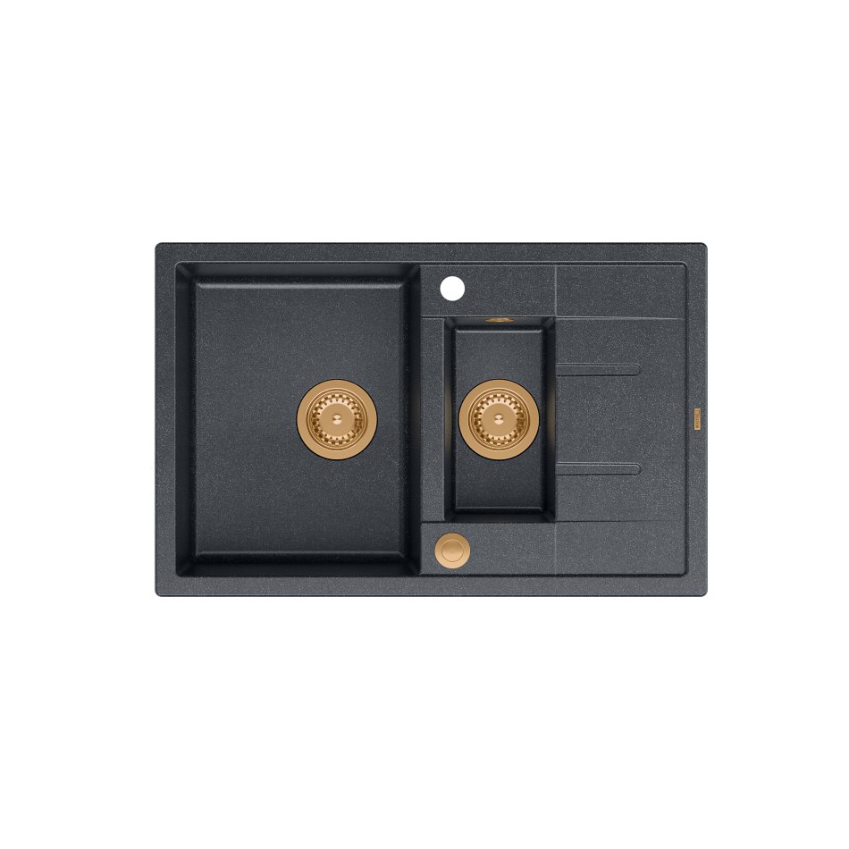Quadron HB8224U8-G1_P2O Morgan 156 Black diamond (czarny nakrapiany/złoty)