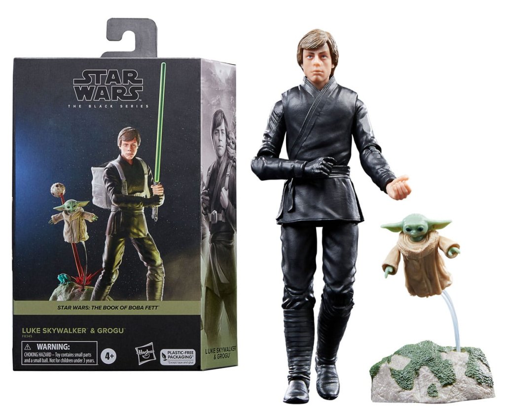 Book Of Boba Fett - Luke Skywalker & Grogu -Figurka Black Series 15Cm