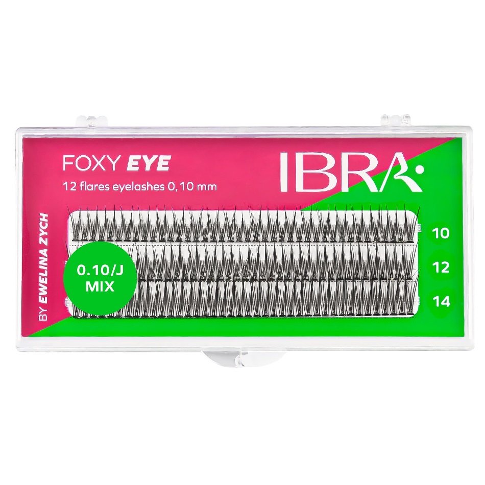 Ibra, Ibra Foxy Eye, Kępki rzęs Mix, 120 szt.