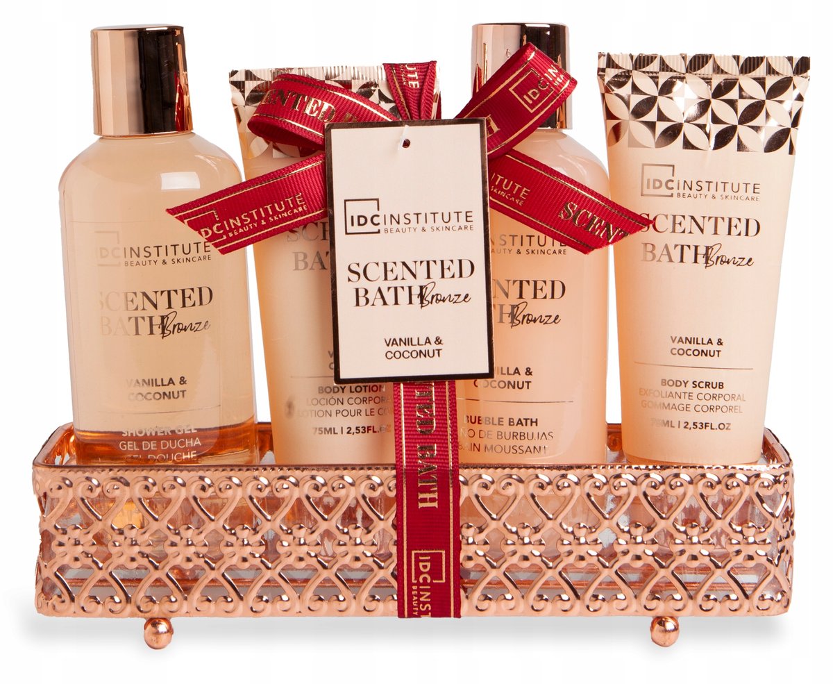 IDC Institute, Zestaw Kosmetyków Do Pielęgnacji Ciała I Kąpieli, 4 Szt.