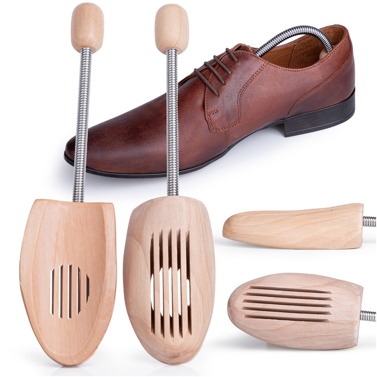 Prawidła do butów sprężynowe z drewna 39-40