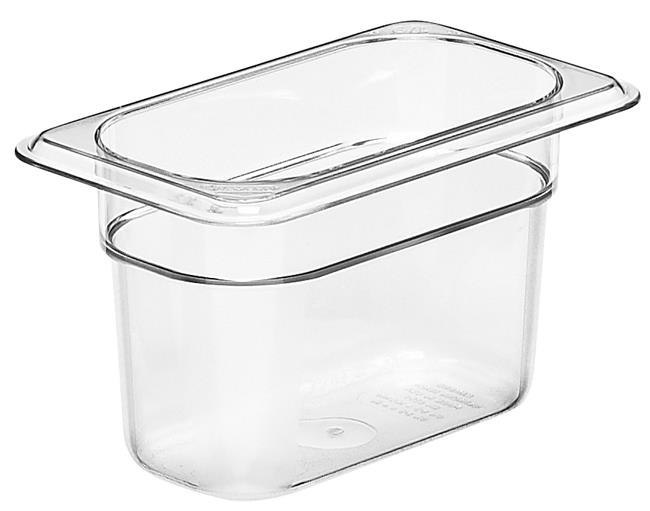Cambro POJEMNIK Z POLIWĘGLANU CAMWEAR GN 1/9 0,57 l, 176 x 108 x 65 mm
