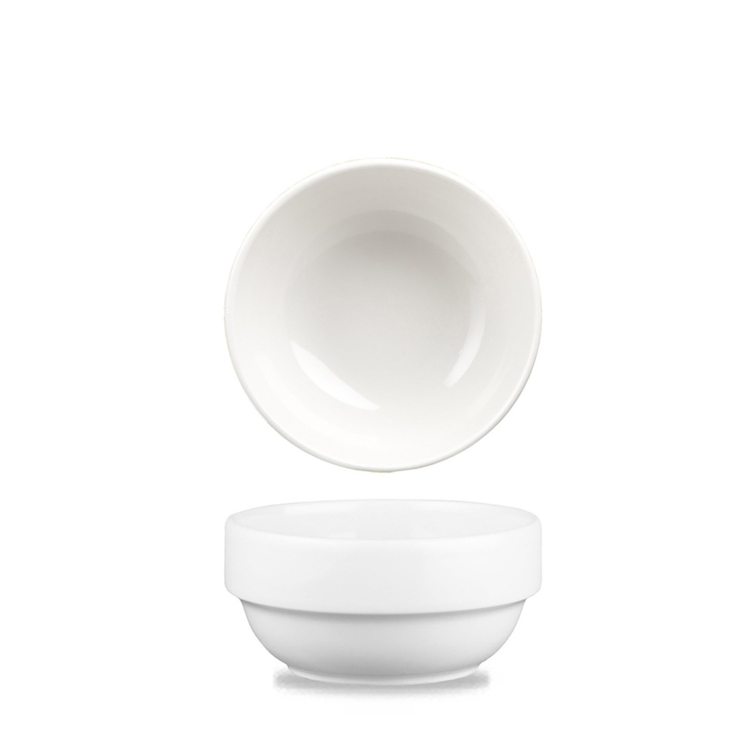 Churchill MISKA SZTAPLOWANA PROFILE 360 ml 11,5 cm PORCELANA KREMOWA