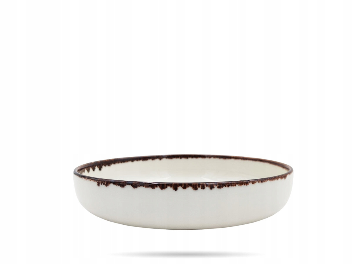 Fine Dine MISKA PŁYTKA VANILLA 20 cm PORCELANA EARTH COLOURS