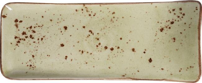Fine Dine TALERZ SERWINGOWY OLIVE 21,5 x 18 cm PORCELANA EARTH COLOURS