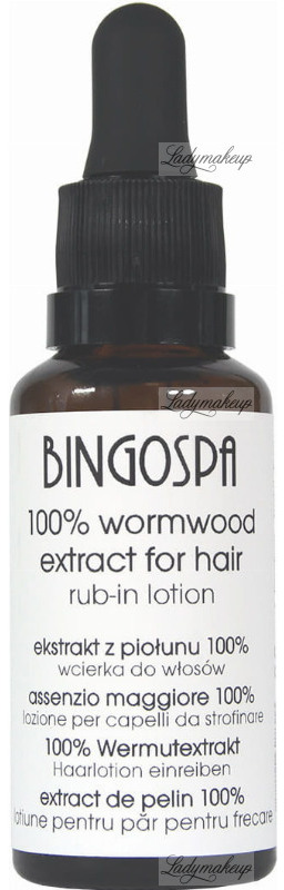 BINGOSPA - 100% WARMWOOD EXTRACT FOR HAIR RUB-IN LOTION - Ekstrakt z piołunu 100% - Wcierka do włosów - 30 ml