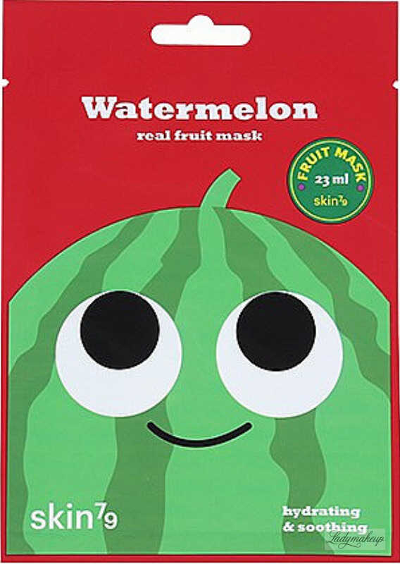 Skin79 - Watermelon Real Fruit Mask - Kojąca maska w płacie z ekstraktem z arbuza - 23 ml