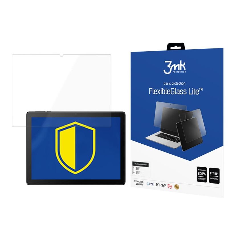 Niepękające szkło hybrydowe do Alcatel 1T10 2020   - 3mk FlexibleGlass Lite