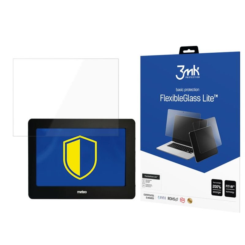 Niepękające szkło hybrydowe do Meteo SP76  - 3mk FlexibleGlass Lite