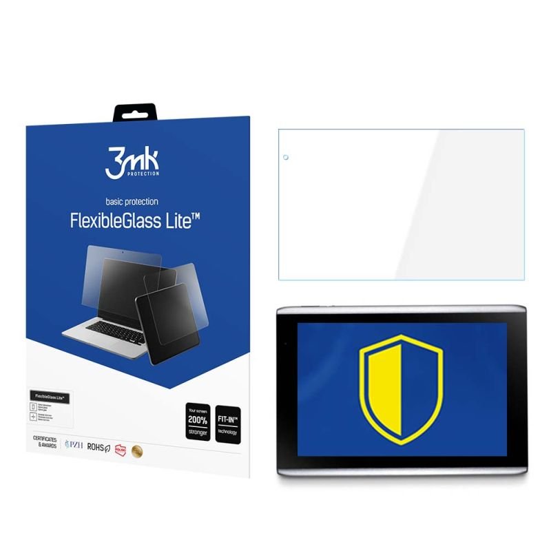Niepękające szkło hybrydowe do Acer Iconia Tab A500   - 3mk FlexibleGlass Lite