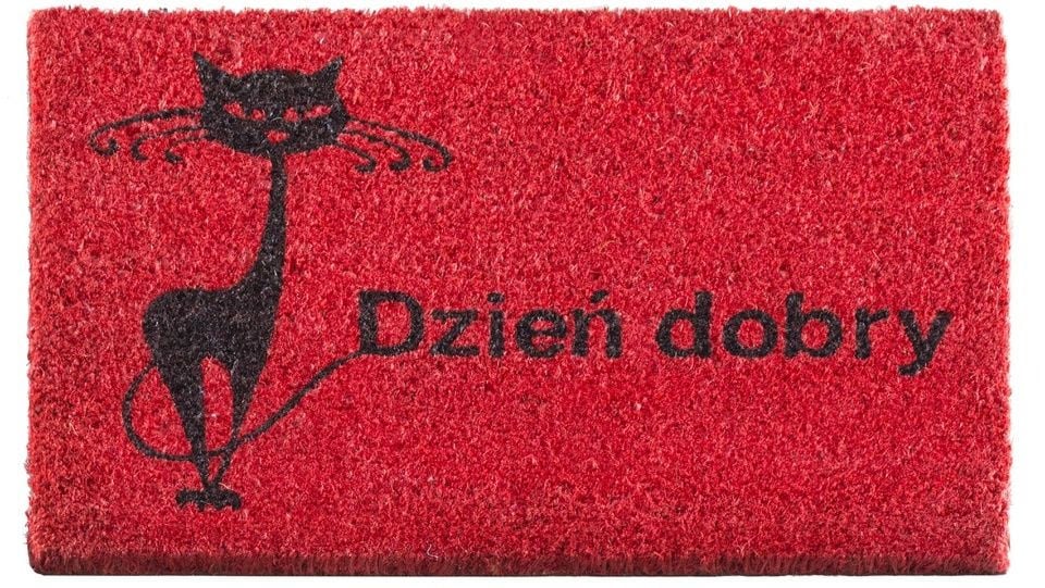 Wycieraczka Red Cat Dzień Dobry