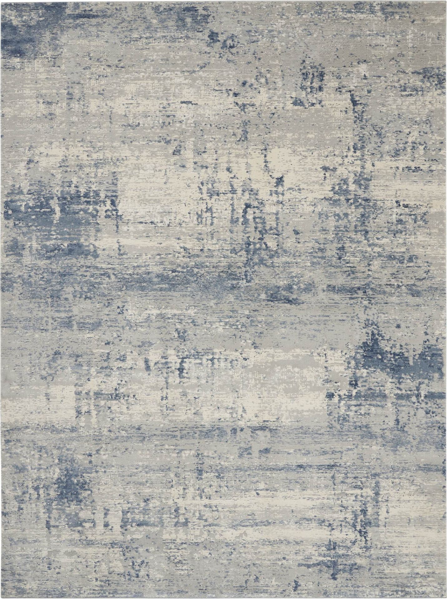Rustic Texture Ivory Blue